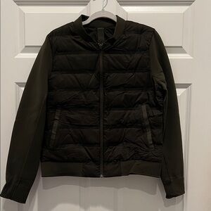 Lululemon puffer green bomber jacket - 10